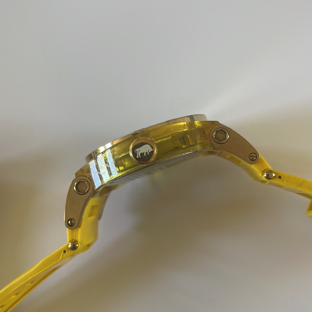 Men's Yellow Watch - Picture 5 of 10